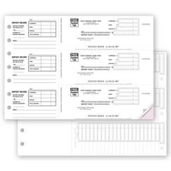 Deposit Tickets - 3-On-A-Page, 100053