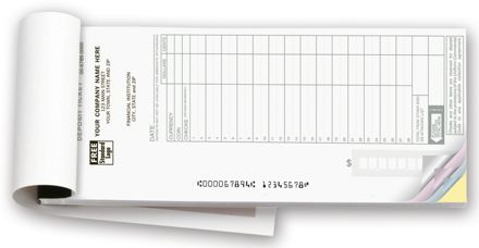 Deposit Ticket Books - Maximum Entry Format
