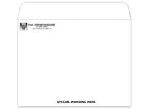 White Open Top Mailing Envelope