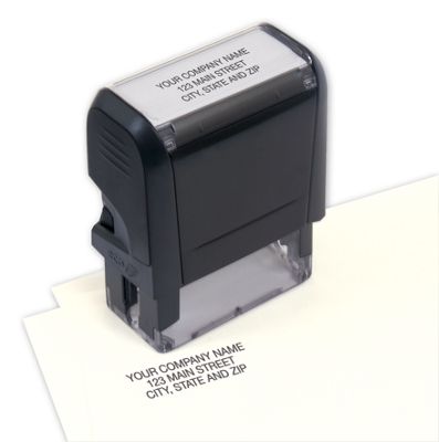 Compact Name and Address Stamp - Self-Inking 102028