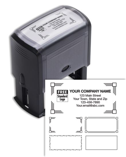 Self-Inking Name and Address Stamp - 6 Lines