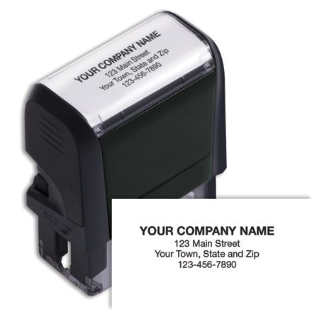 Self-Inking Name and Address Stamp - 4 Lines