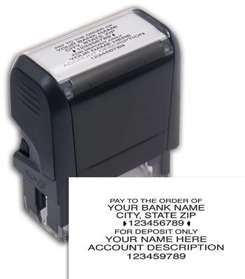 Endorsement Stamp - Self-Inking 102170