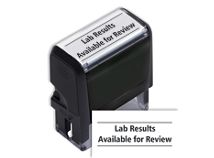 Lab Results Available For Review Stamp - Self Inking