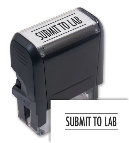 Submit To Lab Stamp - Self Inking