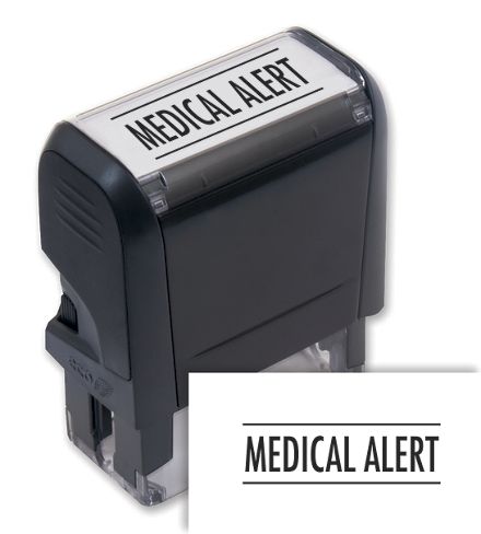 Medical Alert Stamp - Self Inking
