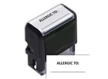 Allergic to: Stamp - Self Inking