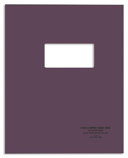 Punch & Bind Cover with Window