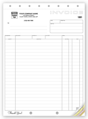 Classic Design, Large Format Shipping Invoices 106
