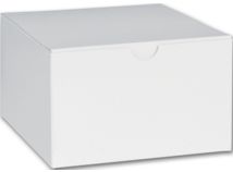 White One-Piece Gift Boxes, 5 x 5 x 3