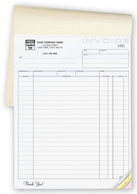Shipping Invoices - Large Classic Booked