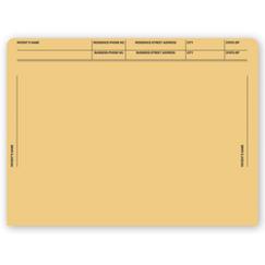 File Pocket Envelopes, 40lb. Kraft, Printed