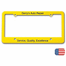 License Plate Frame - Straight Bottom 108570