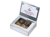 Chocolate Truffle Box with Business Card