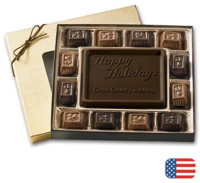 Dark Chocolate Truffle Gift Box - 8 oz. 108715