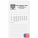 BIC Magnetic Rectangle Calendar with Notepad 108757