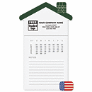 BIC Magnetic House Shaped Calendar with Notepad 108758