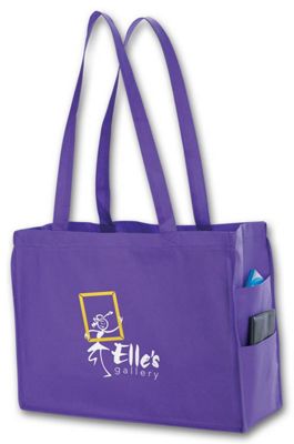 Non-woven side Pocket Tote - small 108851