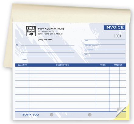 Invoices - Small Lined Booked