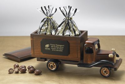 1950's Delivery Truck Filled with Chocolate Almonds 109162