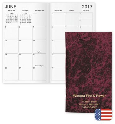 Marble Stitched Monthly Planner 109168
