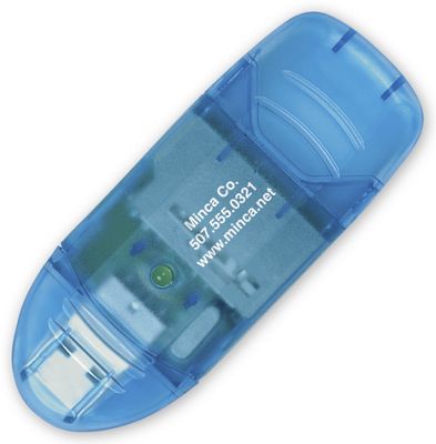 Personalized USB 2.0 SD/MMC Card Reader/Writer 109177