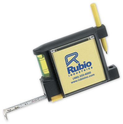 Tape Measure With Note Pad, Pen And Leveler 109203