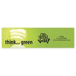 Green Bumper Sticker