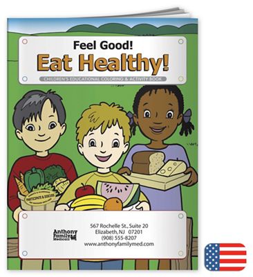 Feel Good! Eat Healthy Coloring Book 109278