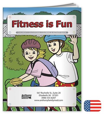 Fitness Is Fun Coloring Book 109280