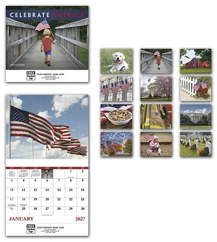2027 Celebrate America Wall Calendar