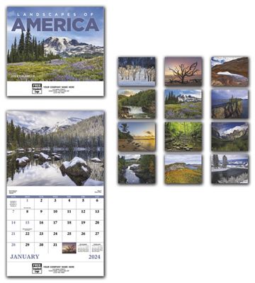 Landscapes Of America Wall Calendar 109373