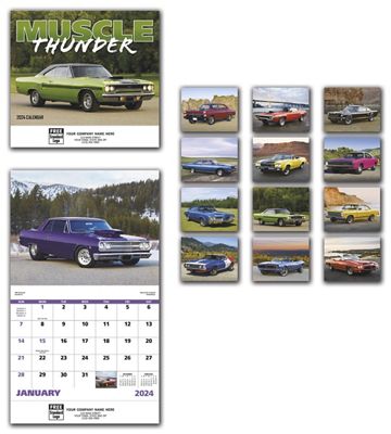 Muscle Thunder Wall Calendar 109377