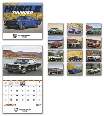 Muscle Thunder Wall Calendar 109377