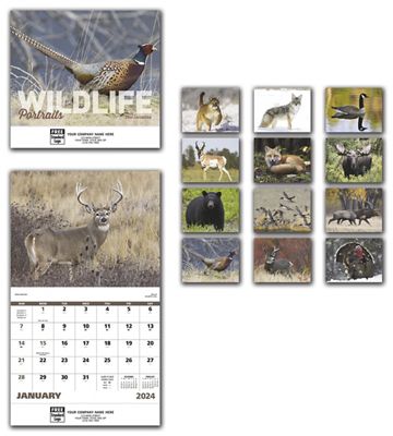 Wildlife Portraits Wall Calendar 109378
