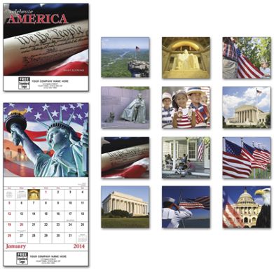 Celebrate America Mini Wall Calendar 109381
