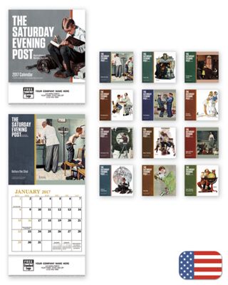 The Saturday Evening Post Mini Wall Calendar 109388