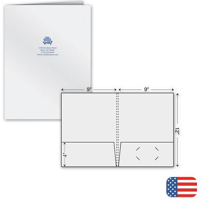 Extra Capacity Presentation Folder - Foil Imprint 109806