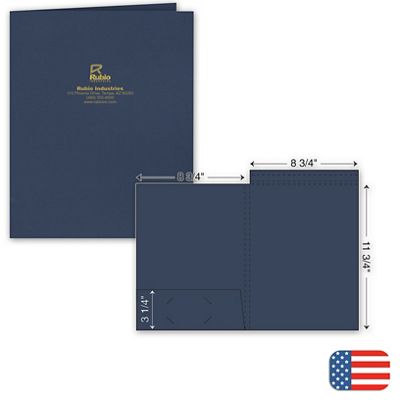 Top Tab Presentation Folder - Foil Imprint 109820