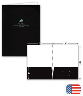 Standard Glossy Presentation Folder - Foil Imprint 109832