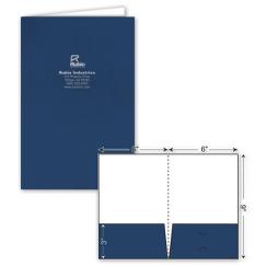 Mini Glossy Presentation Folder - Foil Imprint