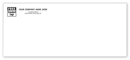 #10 Diagonal Seam Envelope, Manual Seal, No Window, White