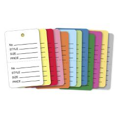Large Color Coded Garment Tags