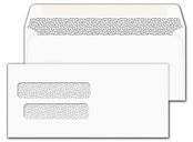 Double Window Envelope 8 X 3 1/2, Gummed Seal