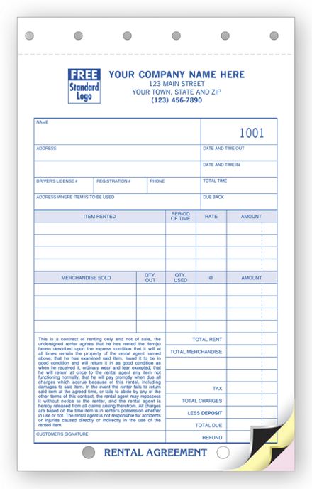 Rental Agreements with Carbons