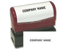 Single Line Custom Pre-Inked Stamp