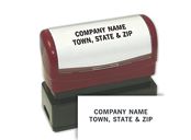 Two Line Custom Pre-Inked Stamp