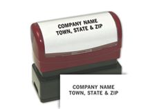 Two Line Custom Pre-Inked Stamp