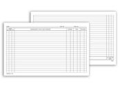 Continuation Exam Records, Card Style, with Account Record