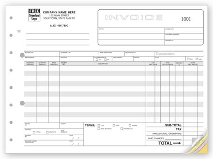 Classic, Wide Body Wholesalers Invoices